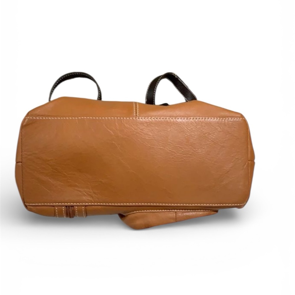 NorthStyle Brown Shoulder Bag with Dark Straps - Picture 8 of 10